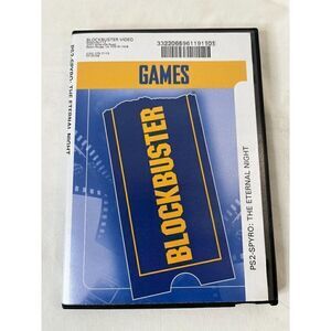 Blockbuster Rental W/Case Legend of Spyro The Eternal Night PlayStation 2 PS2